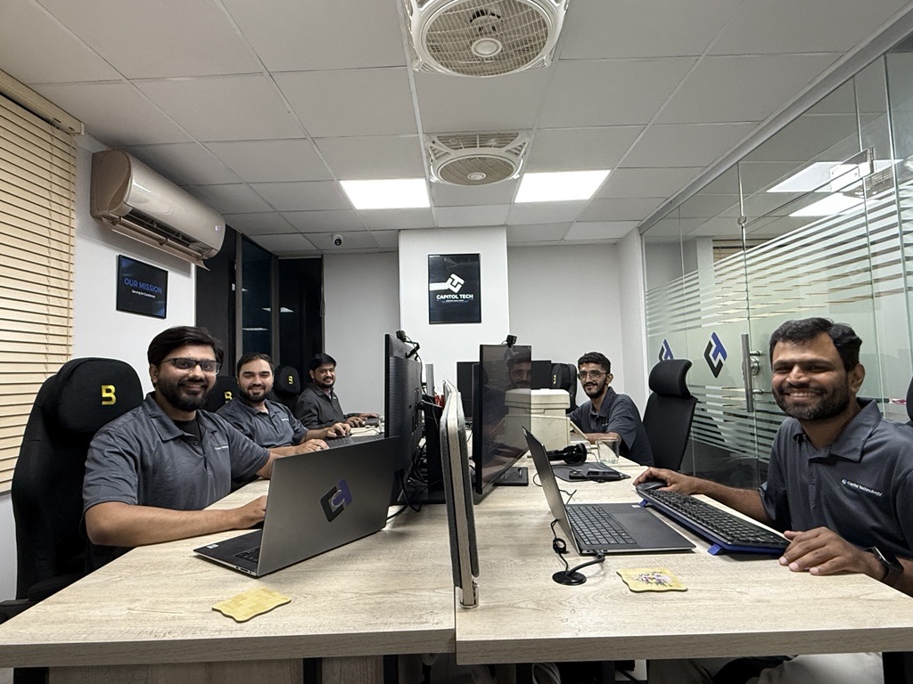 Business technology meeting
