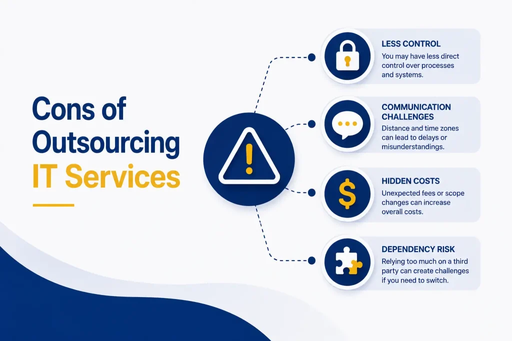 Cons of Outsourcing IT Services