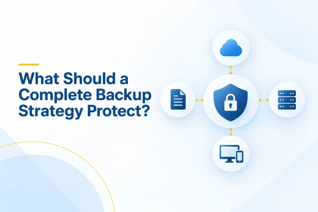 What Should a Complete Backup Strategy Protect